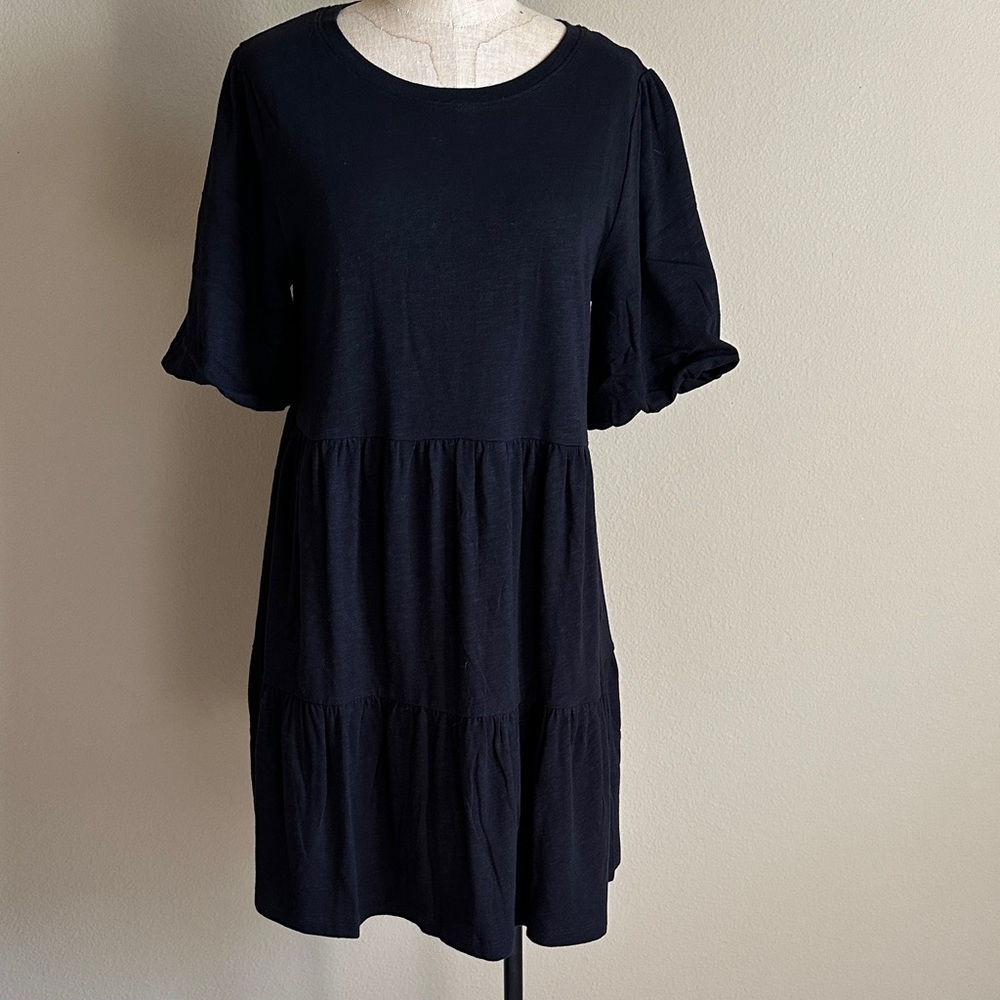 Black Tiered Dress
